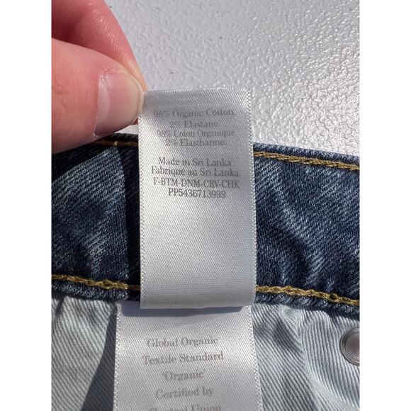 NWT Everlane Jeans Curvy Cheeky Straight Denim Organic Cotton Sustainable Fall - Picture 7 of 7